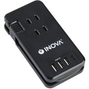 INOVA たぷもちつよし PD30W 4ポートUSB付き 3AC 電源タップ 3R-TAC09BK