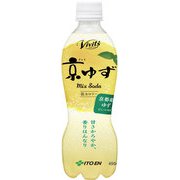 ビビッツ 京ゆず ミックスソーダ 450ml×24本 [炭酸飲料]