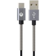 INOVA スプリングケーブル USB A to USB Type-C ブラック 3R-SAC01BB