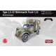 AHK72950 1/72 ミリタリーシリーズ WW.II ドイツ軍 タイプ2,5-32 1.5トン ワークショップトラック [組立式プラスチックモデル]