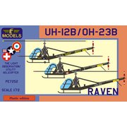 LFMPE7252 1/72 エアクラフトシリーズ ヒラー UH-12B/OH-23B レイヴン （米陸軍、フランス、スイス） [組立式プラスチックモデル]