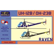 LFMPE7254 1/72 エアクラフトシリーズ ヒラー UH-12B/OH-23B レイヴン （フランス、オランダ） [組立式プラスチックモデル]