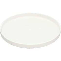 Stone プレート 直径約21cm 白マット ホワイト 日本製 36F365-06