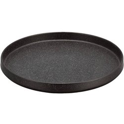NATSUME プレート 直径約24cm ブラック 日本製 36K369-06
