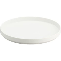 NATSUME プレート 直径約24cm ホワイト 日本製 36K369-09