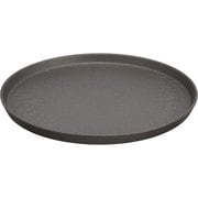 Ash 切立プレート 直径約27cm ブラック 日本製 36K369-11