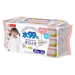 水99手口ふき60枚×3 E00874