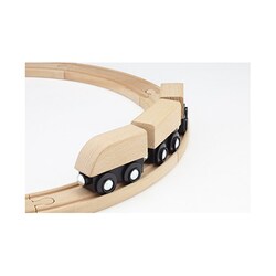 木製玩具 MOK-601 moku TRAIN（モクトレイン） ぬりペタ 新幹線タイプ