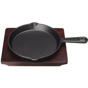 MTI鉄ステーキ皿 丸 柄付 17cm 057318017