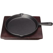 MTI鉄ステーキ皿 丸 柄付 20cm 057318020
