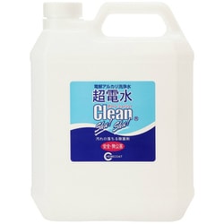 超電水 クリーンシュシュ 業務用 4000ml [電解アルカリ洗浄水]