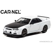 CN430001 1/43 日産 スカイライン GT-R VspecII N1 BNR34 2000 ホワイト [ダイキャストミニカー]