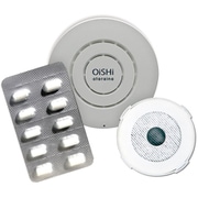 小型空気清浄機 OiSHi(オイシイ) スタンダード4点セット ライトグレー CT-OSS4-Lightgray