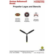 TM72079 1/72 エアクラフト用デカール プロペラロゴ＆ステンシル （ハミルトンスタンダード・カーチスエレクトリック・エアロプロップ） [プラモデル用品]