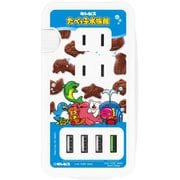 USBポート付き ACタップ ギンビス たべっ子水族館 BGB-04B