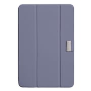 iPad mini(A17 Pro)対応 2021年モデル(第6世代)用 軽量ハードケースカバー パープル TBC-IPM2100PUR