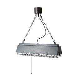 コンプトン ランプ ハンマートン グレイ 適用畳数6～8畳 E17 LED対応 幅75cm×高さ79cm CM-001HGY