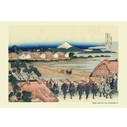 300-249 葛飾北斎 冨嶽三十六景シリーズ 三拾八 従千住花街眺望ノ不二 [ジグソーパズル 300ピース]
