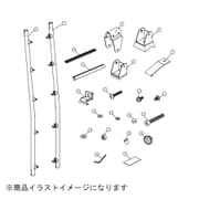 AK-33 [リアハシゴ アルミ ハイエースバン （210系）/レジアスエースバン （210系） ワイド幅ミドルルーフ]
