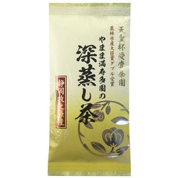 天皇杯受賞茶園やまま満寿多園の深むし茶#1000 100g