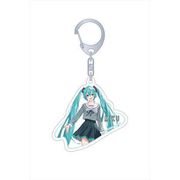 初音ミクシリーズ teffish 描き下ろし ホログラムアクリルキーホルダー 学生服 Ver. 初音ミク [キャラクターグッズ]