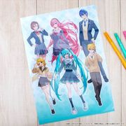 初音ミクシリーズ teffish 描き下ろし クリアファイル 学生服 Ver. [キャラクターグッズ]