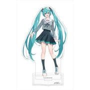 初音ミクシリーズ teffish 描き下ろし アクリルスタンド 学生服 Ver. 初音ミク [キャラクターグッズ]