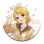 初音ミクシリーズ teffish 描き下ろし 缶バッジ 学生服 Ver. 鏡音リン [キャラクターグッズ]