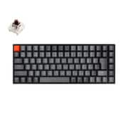 Keychron K2（V2） ワイヤレス・メカニカルキーボード WHITE LED 日本語新配列（テンキーレス） Gateron茶軸 K2/V2-87-WHT-Brown-JP-rev