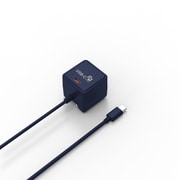 急速充電器 USB PD(パワーデリバリー)対応 Type-Cケーブル一体型 1.5m ネイビー FUSB-ACC820PDNV
