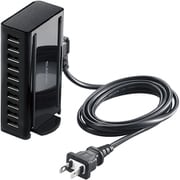 EC-ACD04BK [USB充電器 AC充電器対応 USB-A×10ポート 60w ブラック]