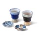 TE-WAZA ペア味わいカップ小皿付 7-2049