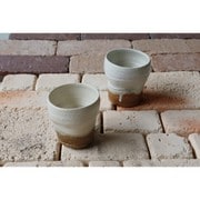 雪粉引 カップペア（木箱入） 7-1666
