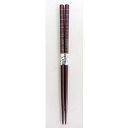 先乾漆 箸 21cm ベルライン パープル TO-716
