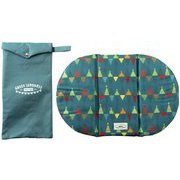 GREEN JAMBOREE コンパクトクッション グリーン サーカス柄
