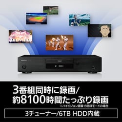 ヨドバシ.com - パナソニック Panasonic ブルーレイレコーダー プレミアムDIGA（ディーガ） 6TB 4Kチューナー内蔵 4K放送 3番組同時録画/Ultra HDブルーレイ再生対応 DMR-ZR1 通販【全品無料配達】