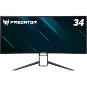 X34Sbmiiiphzx [34型ゲーミングモニタ/UWQHD（3440×1440）/HDMI、DisplayPort/ブラック/IPS/非光沢/350cd/m2（標準）、400cd/m2（HDR 400モード、ピーク時）（白色LED）/0.5ms（GTG,Min）/144Hz]