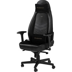 ゲーミングチェア ICON - Real Leather（アイコン リアルレザー） ブラック NBL-ICN-RL-BLA-SGL