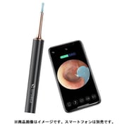 QIPOWER 見えるIoTスマート耳かき(SMART EARPICK) ブラック QIPOWER-QE-15-BK