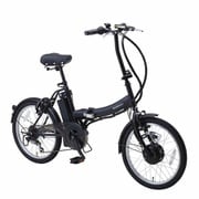 電動アシスト自転車 SUISUI Street(ストリート) 20インチ 折りたたみ 外装6段ギア付き +KH-BDR100(サイクルレコーダー ガンメタリック)セット BM-AZ300BKD