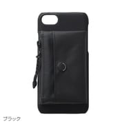 SC-01-030 BLACK [シェイクジップポーチ / zip poach / iPhone SE（第2世代）/8/7用]