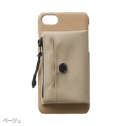 SC-01-030 BEIGE [シェイクジップポーチ / zip poach / iPhone SE（第2世代）/8/7用]