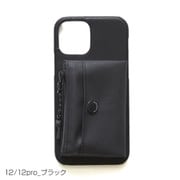SC-03-022 BLACK [シェイクジップポーチ / iPhone 12/12 Pro用]