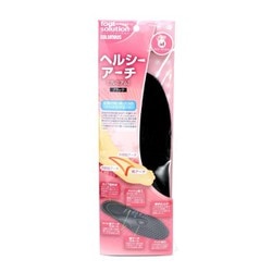 ヘルシーアーチインソール 女性用 M（23.0～23.5cm） クロ 62051504