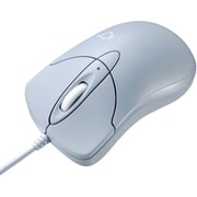 マウス 有線 小型 ブルーLED ケーブル長1.5m カウント切り替え機能 3ボタン スカイブルー MA-IPYBS301BL