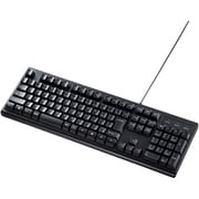 キーボード 有線 PS/2 テンキーあり メンブレン 日本語配列(JIS) Windows ブラック SKB-109PBK