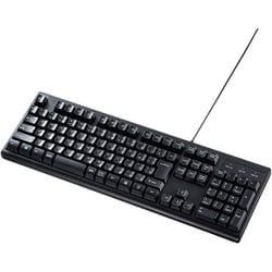 キーボード 有線 USB A USBキーボード テンキーあり メンブレン 日本語配列（JIS） Windows ブラック SKB-109UBK