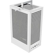 強化ガラス搭載 倒立式 Mini ITX対応キューブケース ホワイトカラー Revolt 3 White