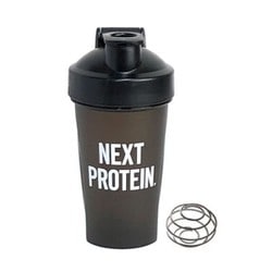 NEXT PROTEIN シェイカー ステンレスボール付 400ml ブラック