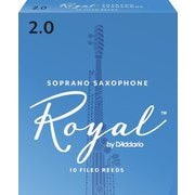 RIB1020 [ダダリオ リード ソプラノサックス用 ROYAL 硬さ：2.0/10枚入り]